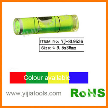 Yijiatools cylinder plastic bubble level with accuracy precision YJ-SL9536